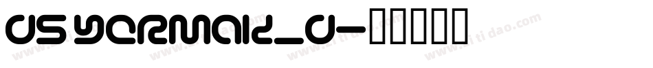 DS Yermak_D字体转换